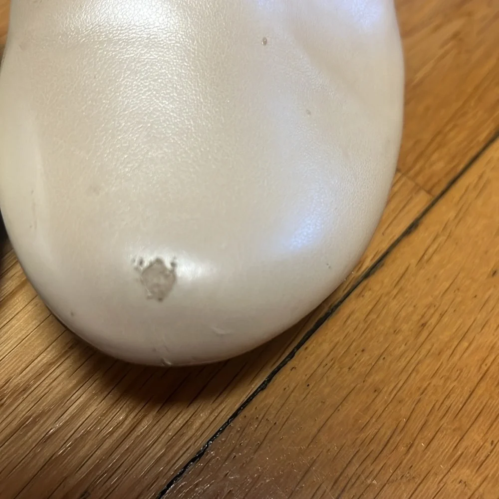 Nina Iridescent Ivory Rhinestone Small Heel Size 3